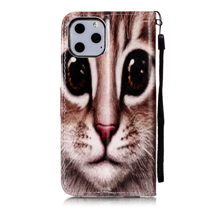 Printing Leather Case for iPhone 11 Pro 5.8 inch (2019) - Cat Face-6