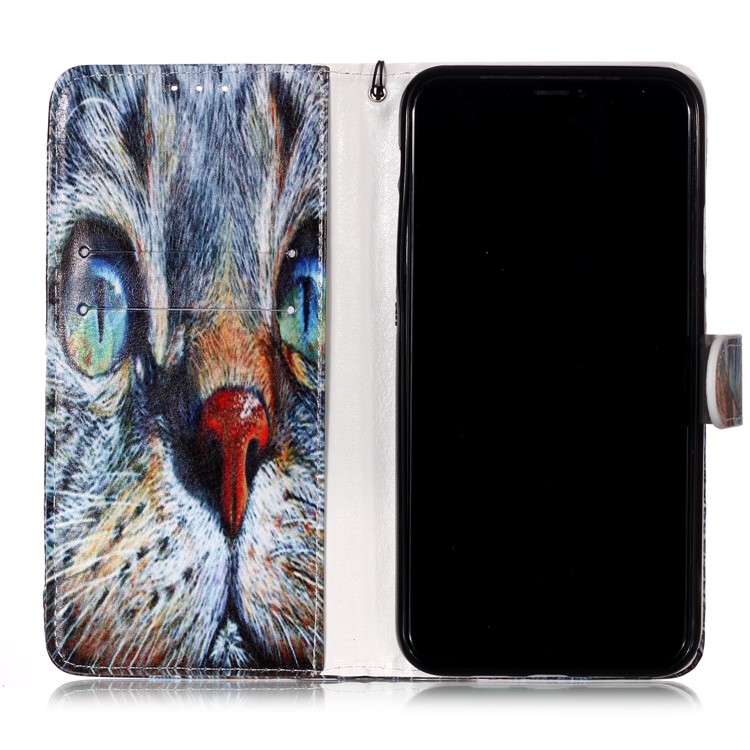 Printing Surface Leather Wallet Stand Case for iPhone 11 Pro Max 6.5 inch (2019) - Oil Painting-7