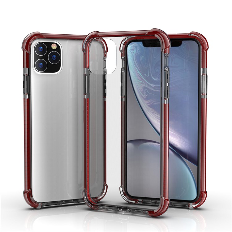 Acrylic Hard Back Drop-resistant Phone Cover for iPhone 11 Pro 5.8 inch (2019) - Coffee