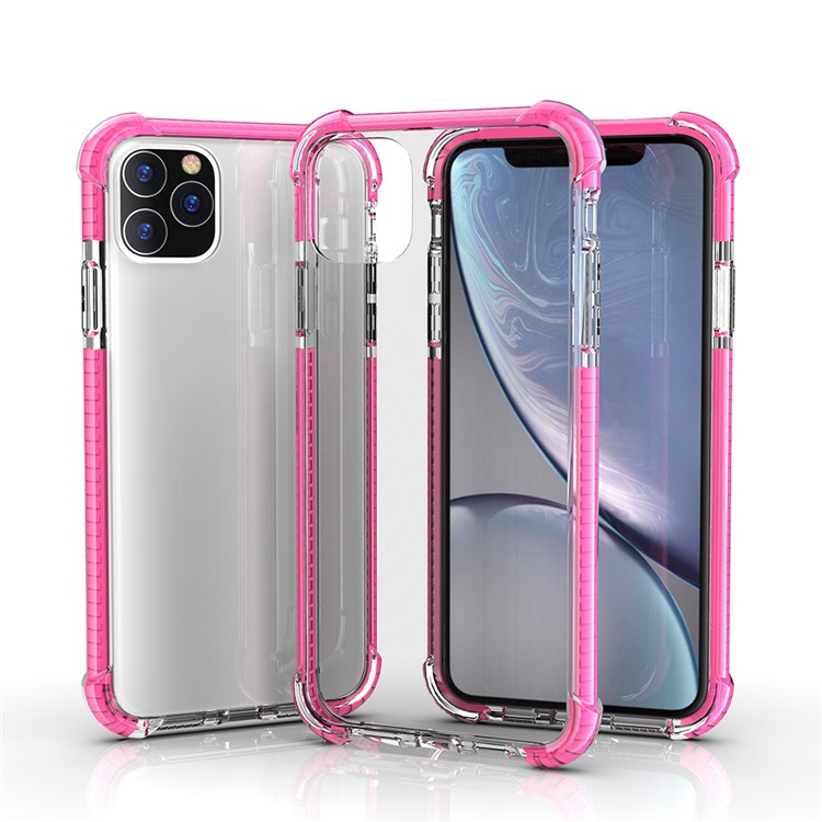 Acrylic Hard Back Drop-resistant Phone Cover for iPhone 11 Pro 5.8 inch (2019) - Rose-1