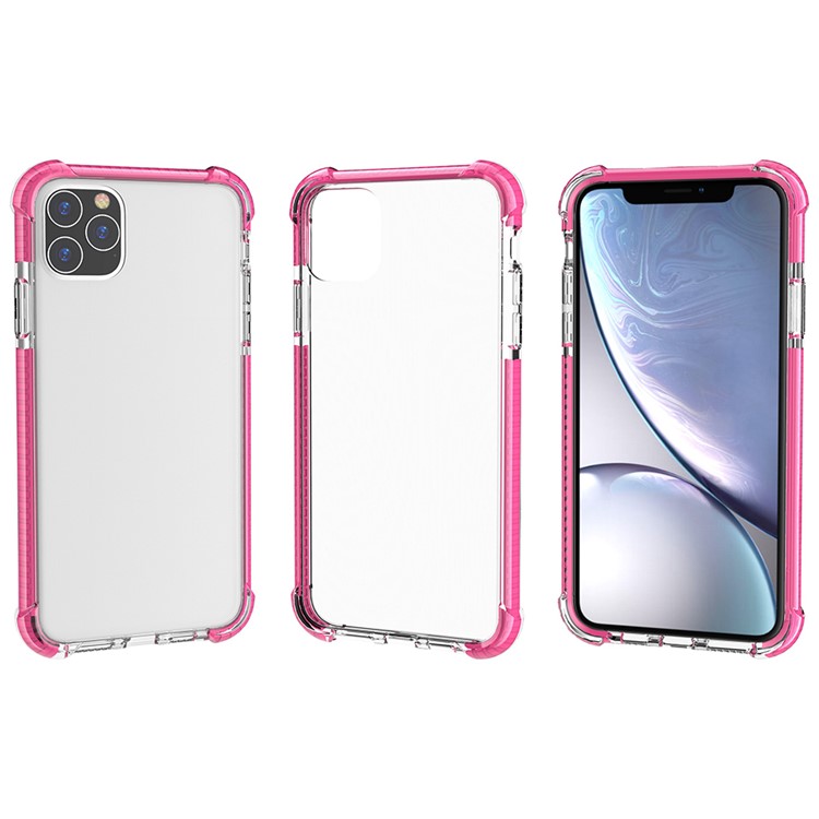 Acrylic Hard Back Drop-resistant Phone Cover for iPhone 11 Pro 5.8 inch (2019) - Rose-6