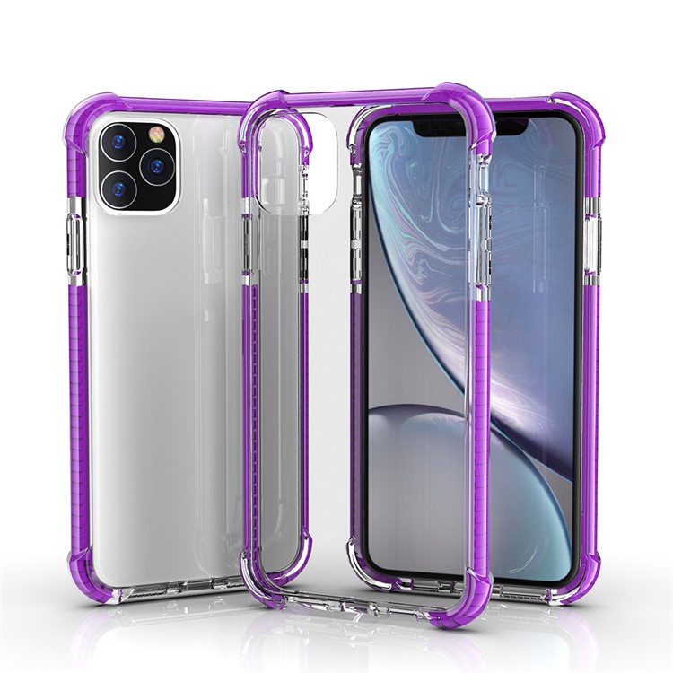 Acrylic Hard Back Drop-resistant Phone Cover for iPhone 11 Pro 5.8 inch (2019) - Purple-1