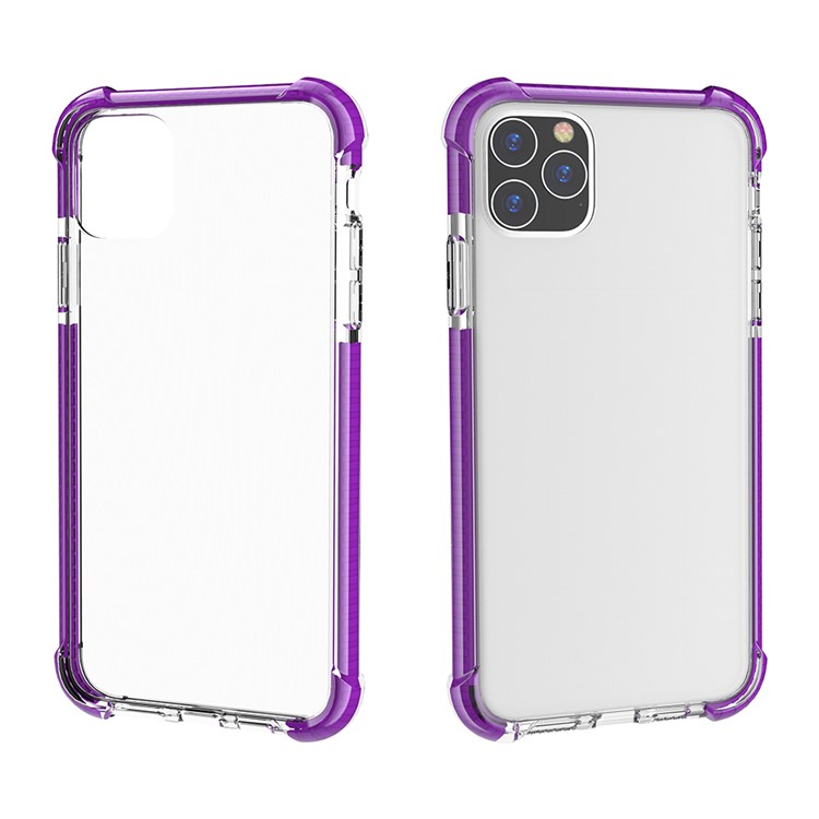 Acrylic Hard Back Drop-resistant Phone Cover for iPhone 11 Pro 5.8 inch (2019) - Purple-4