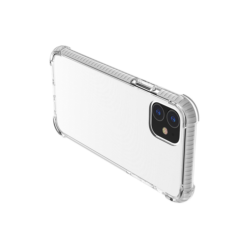 Drop-resistant Acrylic Hard Protection Phone Case Covering for iPhone 11 6.1 inch (2019) - White-10