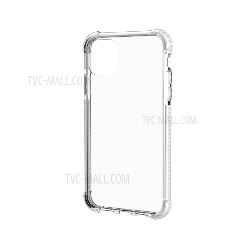 Drop-resistant Acrylic Hard Protection Phone Case Covering for iPhone 11 6.1 inch (2019) - White-16