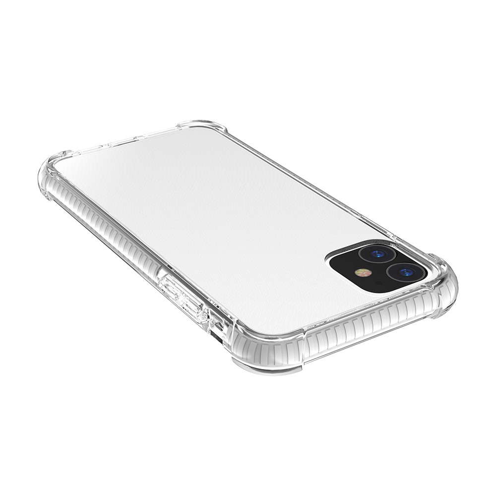 Drop-resistant Acrylic Hard Protection Phone Case Covering for iPhone 11 6.1 inch (2019) - White-9