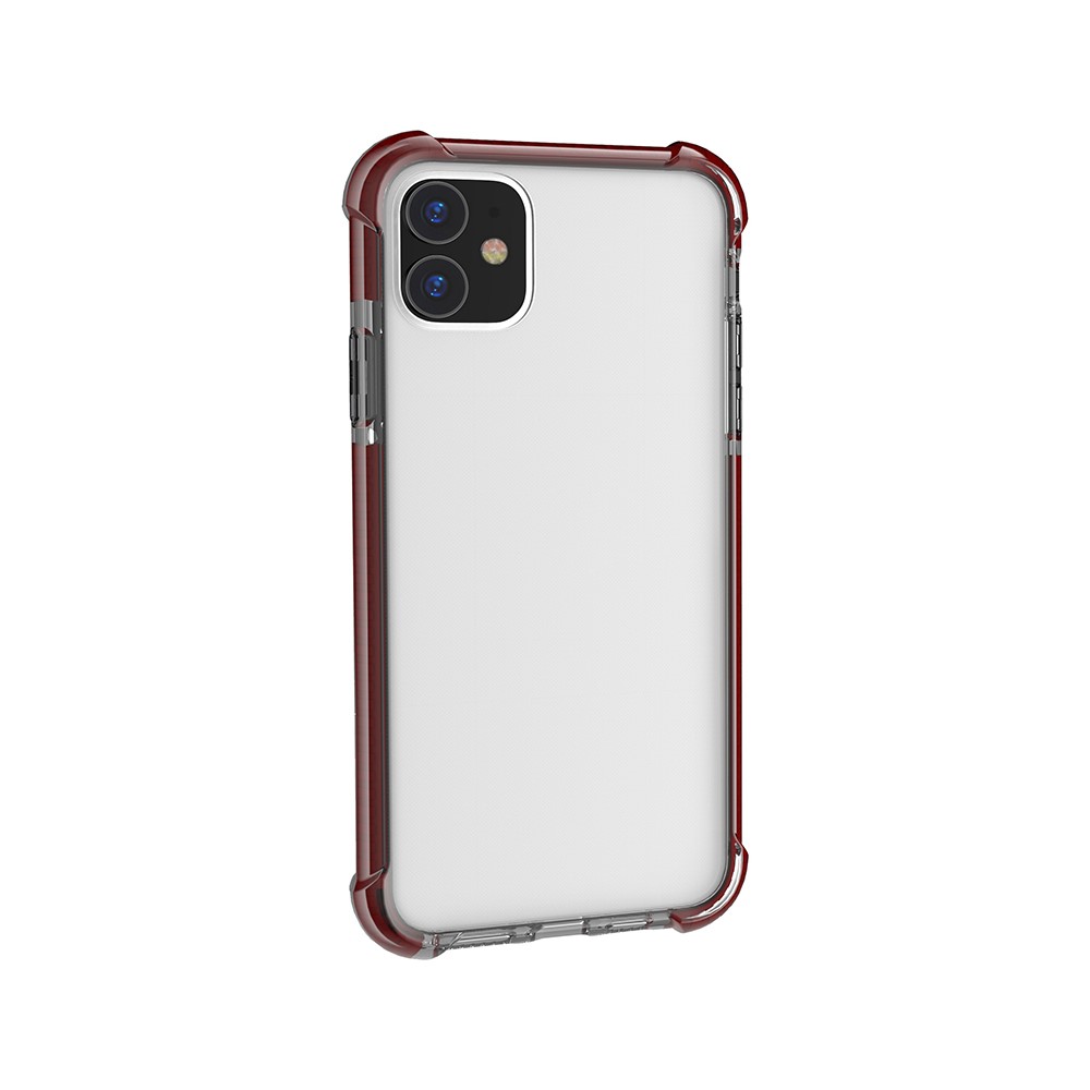 Drop-resistant Acrylic Hard Protection Phone Case Covering for iPhone 11 6.1 inch (2019) - Coffee-3