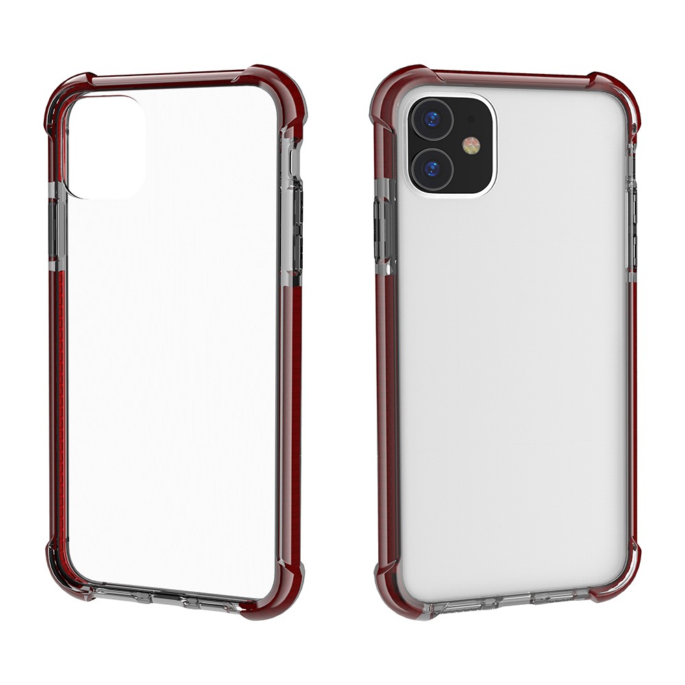 Drop-resistant Acrylic Hard Protection Phone Case Covering for iPhone 11 6.1 inch (2019) - Coffee-6