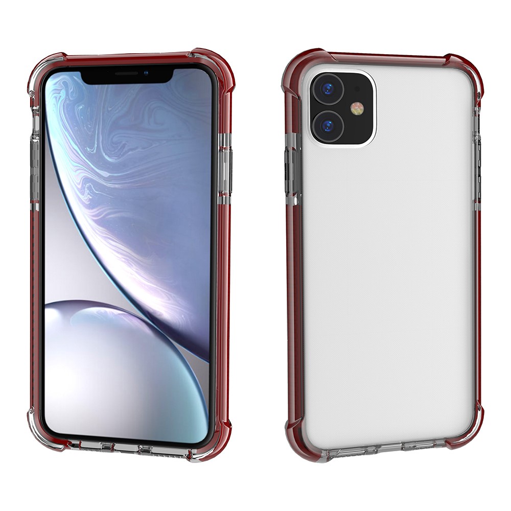 Drop-resistant Acrylic Hard Protection Phone Case Covering for iPhone 11 6.1 inch (2019) - Coffee-7