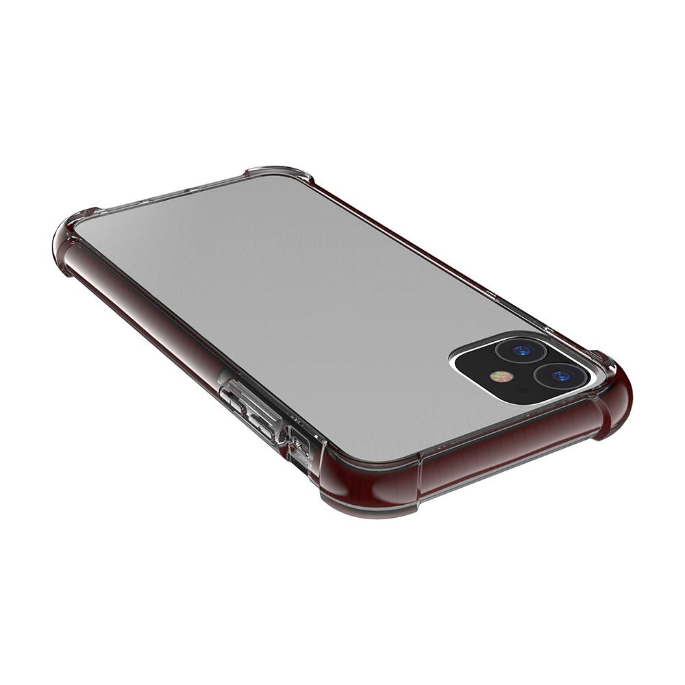 Drop-resistant Acrylic Hard Protection Phone Case Covering for iPhone 11 6.1 inch (2019) - Coffee-9
