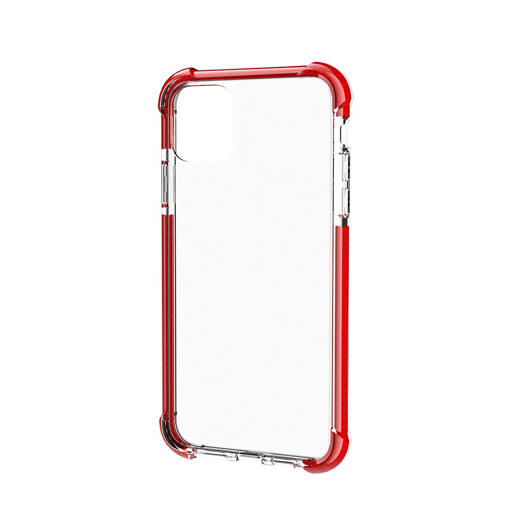 Drop-resistant Acrylic Hard Protection Phone Case Covering for iPhone 11 6.1 inch (2019) - Red-8