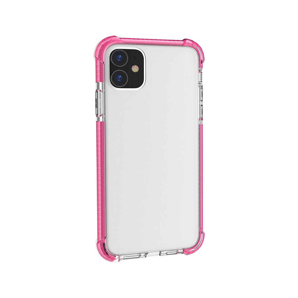 Drop-resistant Acrylic Hard Protection Phone Case Covering for iPhone 11 6.1 inch (2019) - Rose-3