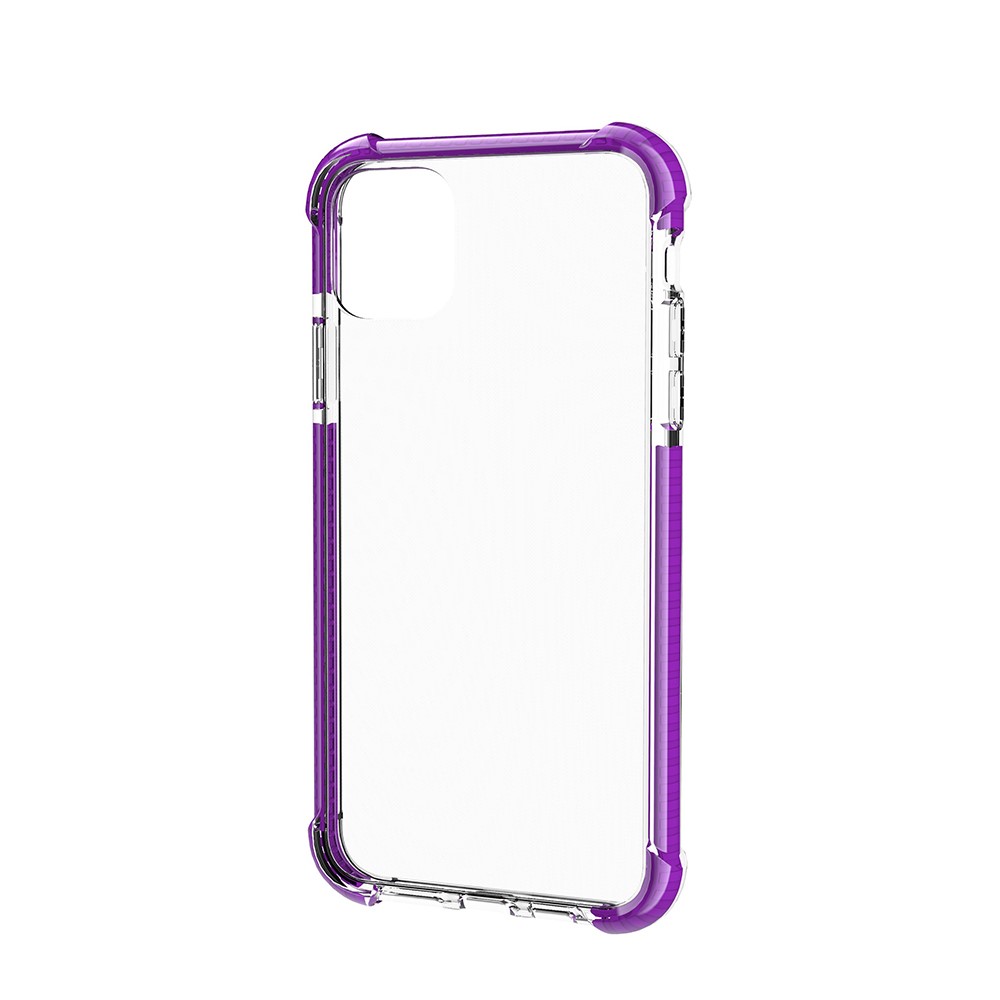 Drop-resistant Acrylic Hard Protection Phone Case Covering for iPhone 11 6.1 inch (2019) - Purple-8