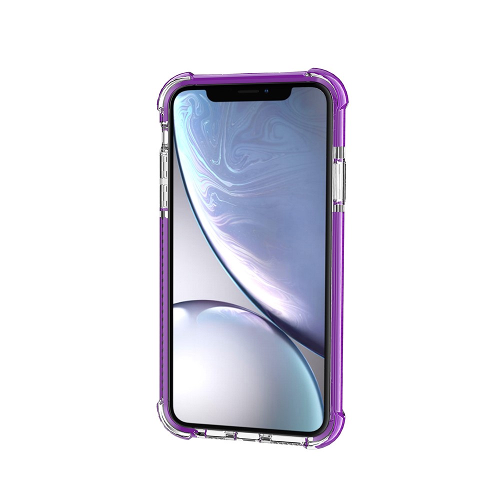 Drop-resistant Acrylic Hard Protection Phone Case Covering for iPhone 11 6.1 inch (2019) - Purple-9