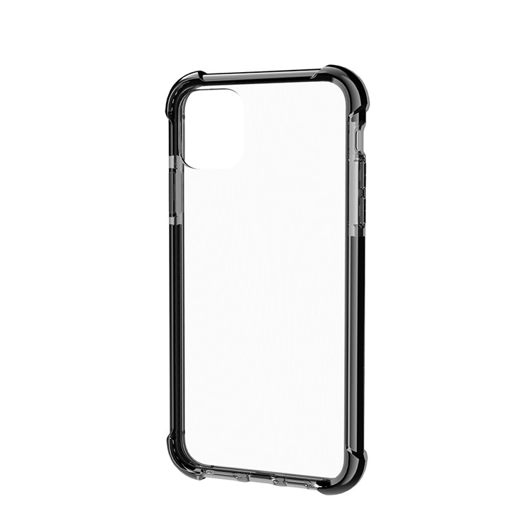 Acrílico À Prova De Choque + Tampa Traseira Do Híbrido De TPU Para O Iphone (2019) 6,5 Polegadas - Tudo Preto-8
