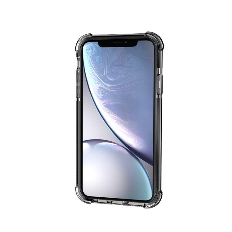 Acrílico À Prova De Choque + Tampa Traseira Do Híbrido De TPU Para O Iphone (2019) 6,5 Polegadas - Tudo Preto-9