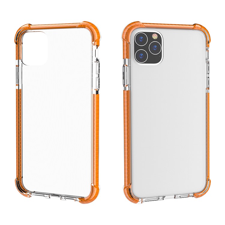 Shockproof Acrylic Hard Back Cover for iPhone 11 Pro Max 6.5 inch (2019) - Orange-4