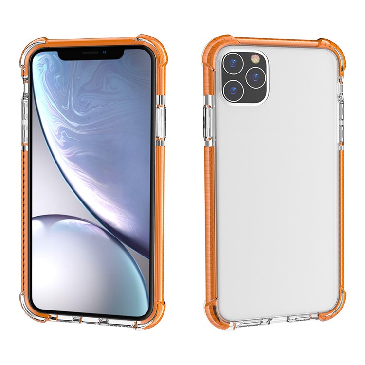 Shockproof Acrylic Hard Back Cover for iPhone 11 Pro Max 6.5 inch (2019) - Orange-5