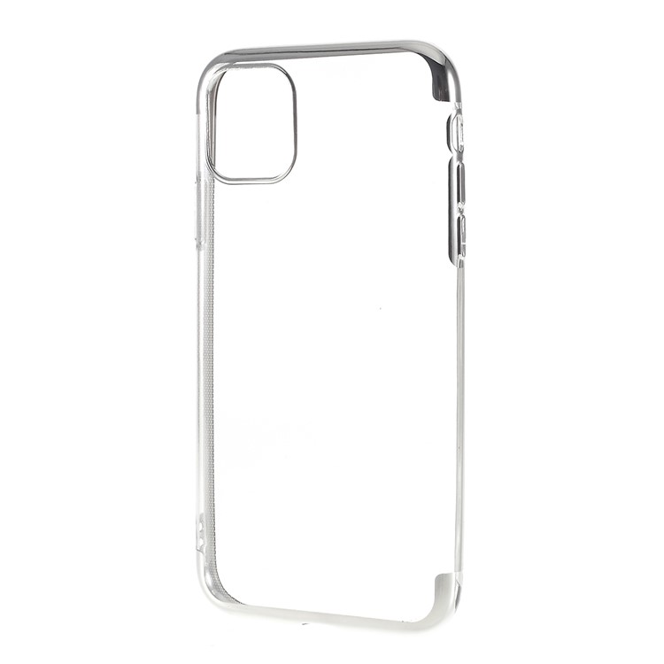 Electroplating Clear TPU Phone Case for Apple iPhone 11 Pro 5.8 inch (2019) - Silver-2