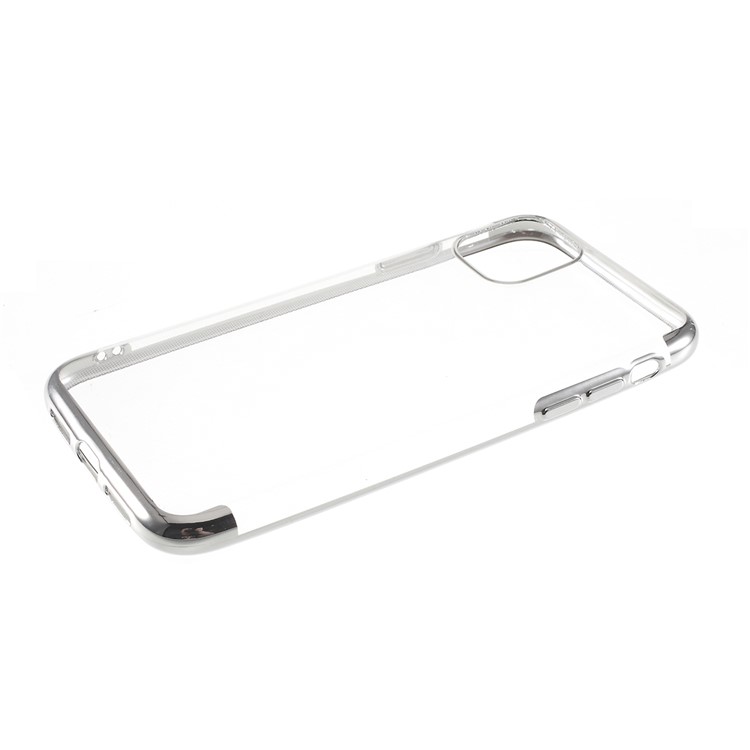 Electroplating Clear TPU Phone Case for Apple iPhone 11 Pro 5.8 inch (2019) - Silver-4