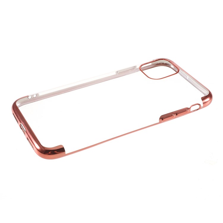 Electroplating Edges TPU Phone Cover for iPhone 11 6.1 inch (2019) - Rose Gold-4