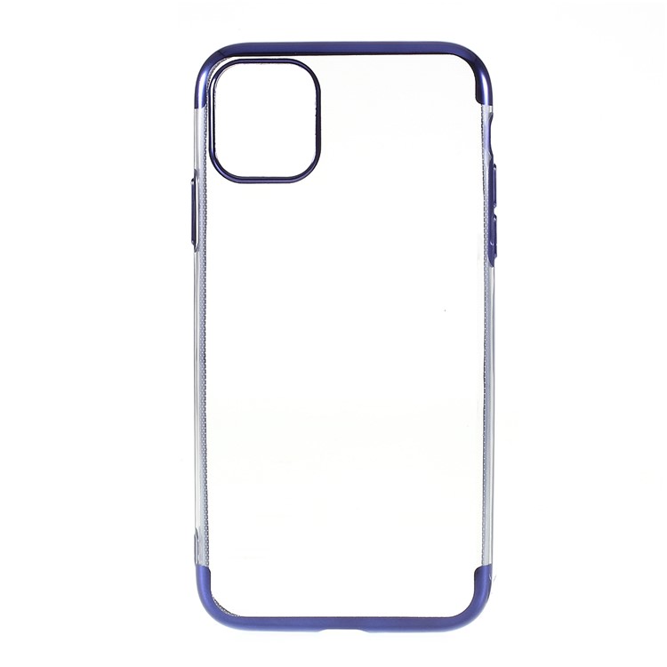 Electroplating Edges TPU Phone Cover for iPhone 11 6.1 inch (2019) - Blue-1