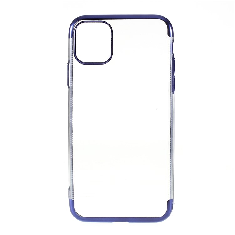 Electroplating Edges TPU Phone Cover for iPhone (2019) 6.1-inch - Blue-1