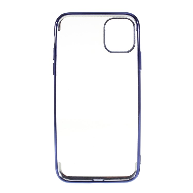 Electroplating Edges TPU Phone Cover for iPhone (2019) 6.1-inch - Blue-3