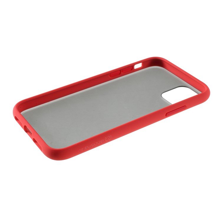 Mercury PC + Soft TPU Frosted Phone Cover for iPhone 11 Pro Max 6.5 inch (2019) - Red-6
