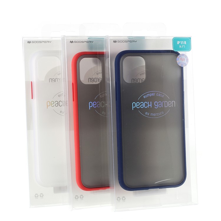 Mercury PC + Soft TPU Matte Hard Phone Case for iPhone 11 6.1 inch (2019) - Blue-11
