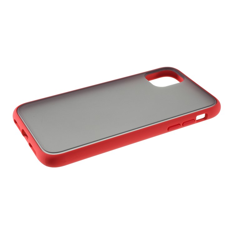 Mercury PC + Soft TPU Matte Hard Phone Case for iPhone 11 6.1 inch (2019) - Red-5