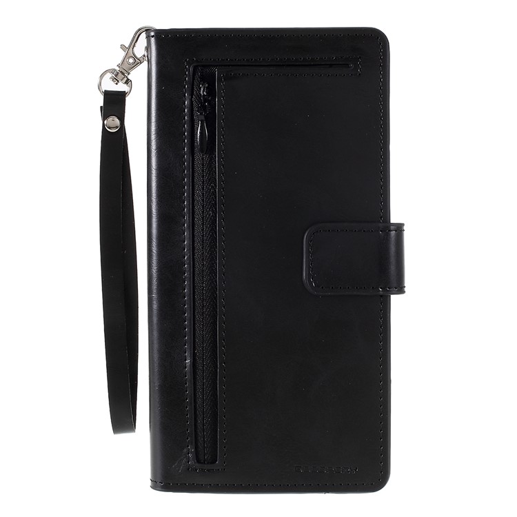 MERCURY GOOSPERY Detachable PU Leather Stand Mobile Phone Casing Wallet Cover for iPhone 8 Plus/7 Plus/6 Plus 5.5 inch - Black-1