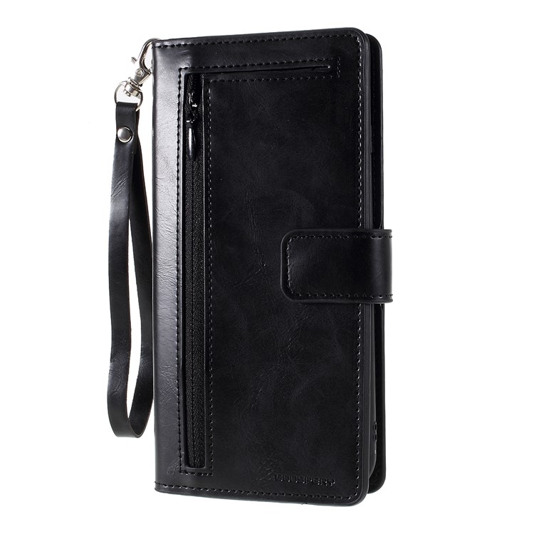 MERCURY GOOSPERY Detachable PU Leather Stand Mobile Phone Casing Wallet Cover for iPhone 8 Plus/7 Plus/6 Plus 5.5 inch - Black-2