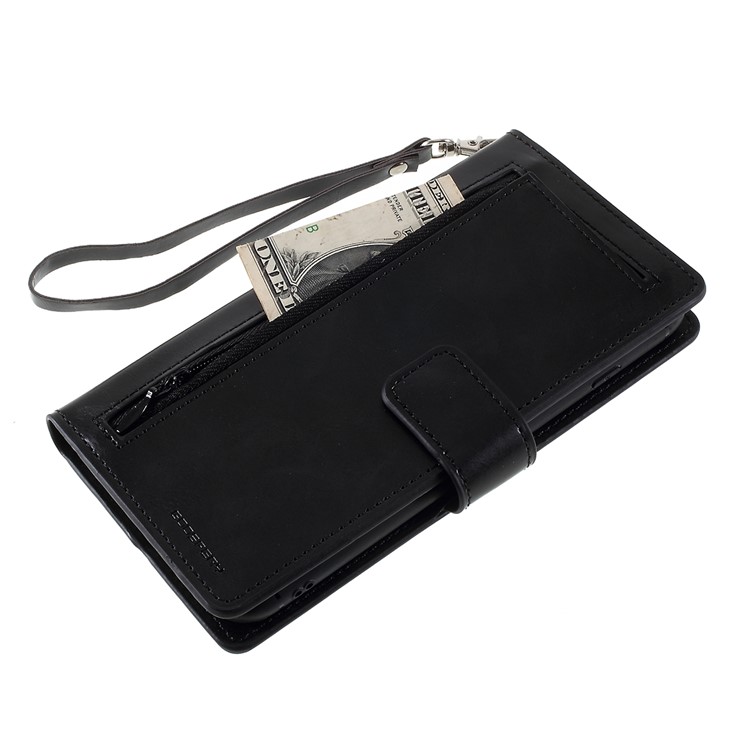 MERCURY GOOSPERY Detachable PU Leather Stand Mobile Phone Casing Wallet Cover for iPhone 8 Plus/7 Plus/6 Plus 5.5 inch - Black-6