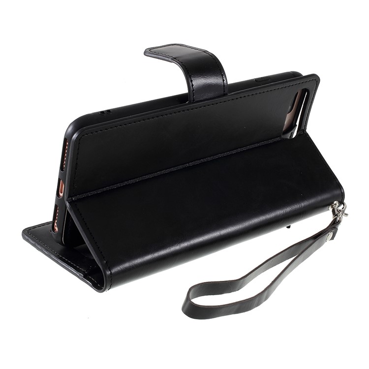 MERCURY GOOSPERY Detachable PU Leather Stand Mobile Phone Casing Wallet Cover for iPhone 8 Plus/7 Plus/6 Plus 5.5 inch - Black-8
