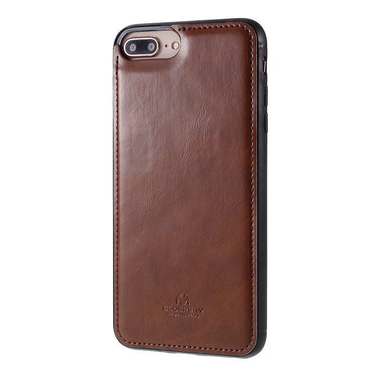 MERCURY GOOSPERY Abnehmbarer PU-Lederständer Für Das IPhone 8 Plus / 7 Plus / 6 Plus 5,5 Zoll - Braun-10
