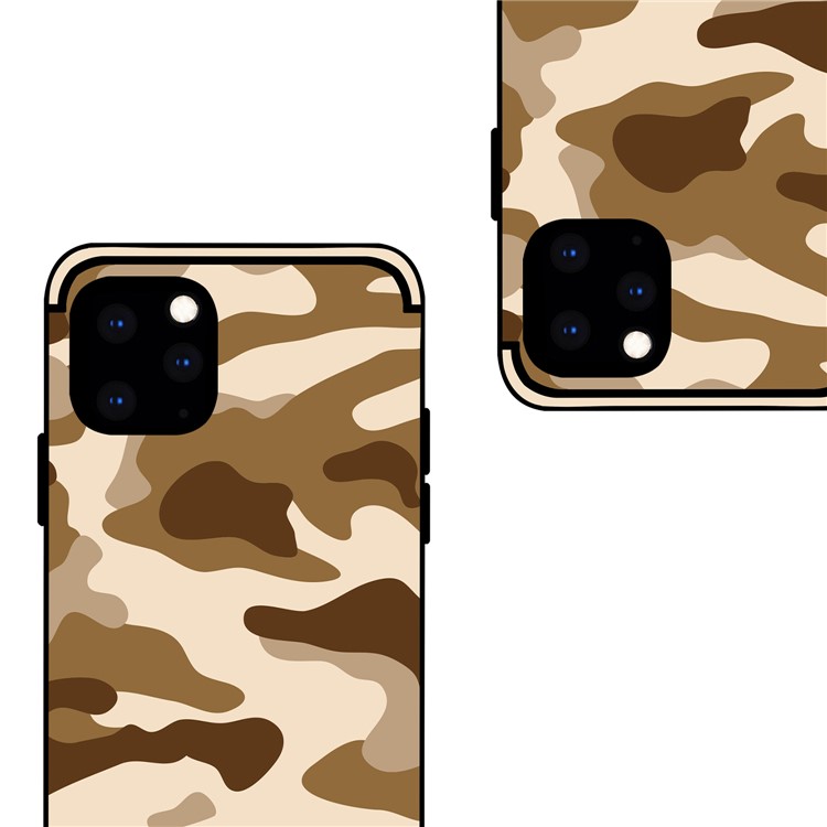 NXE Camouflage PC + TPU Hybrid Shell Phone Case for iPhone 11 Pro 5.8 inch (2019) - Brown-3