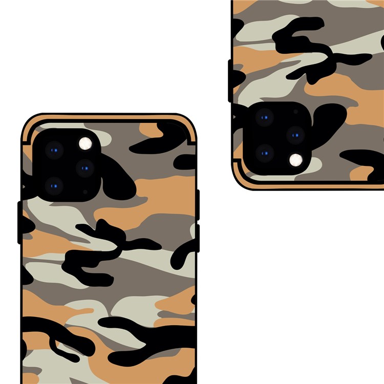 NXE Camouflage PC + TPU Hybrid Shell Phone Case for iPhone 11 Pro 5.8 inch (2019) - Orange-3