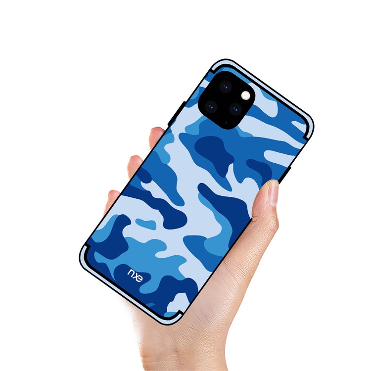 NXE Camouflage PC + TPU Hybrid Shell Phone Case for iPhone 11 Pro 5.8 inch (2019) - Blue-2