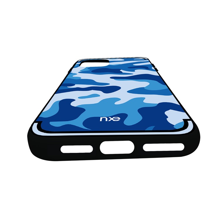 NXE Camouflage PC + TPU Hybrid Shell Phone Case for iPhone 11 Pro 5.8 inch (2019) - Blue-5
