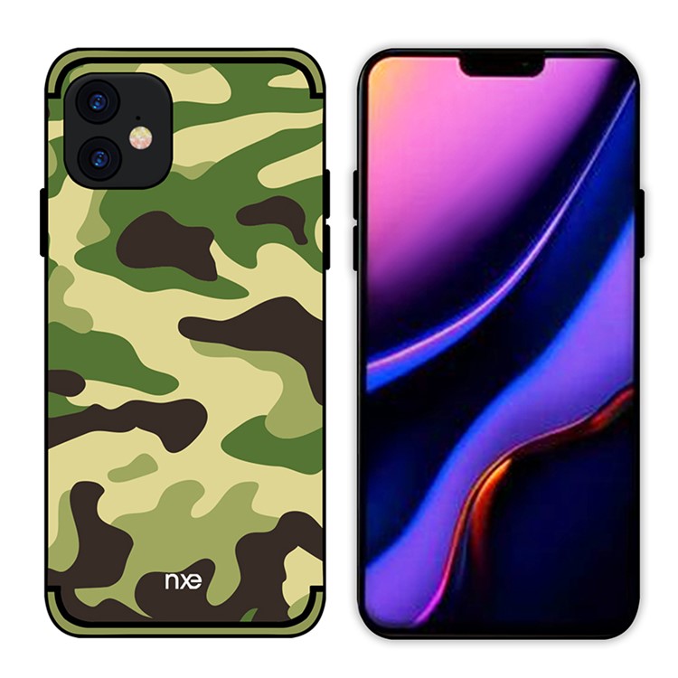 NXE Camouflage PC+TPU Casing for iPhone 11 6.1 inch (2019) - Light Green-1