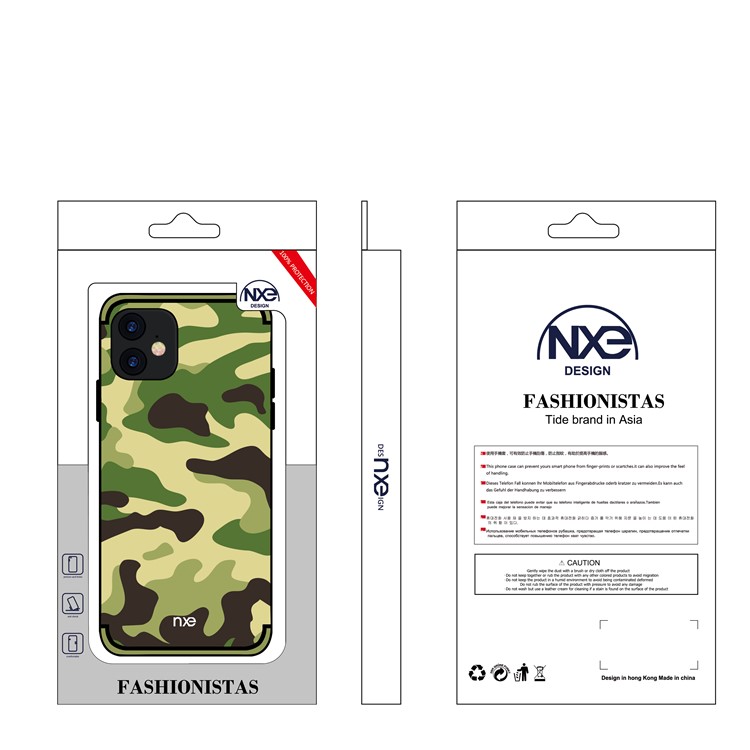 NXE Camouflage PC+TPU Casing for iPhone 11 6.1 inch (2019) - Light Green-6