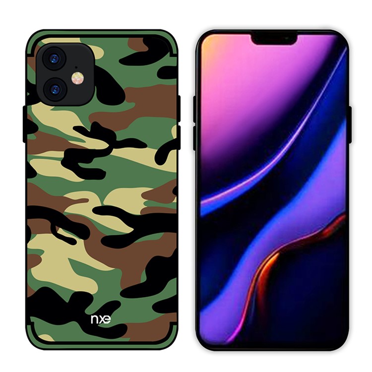 NXE Camouflage PC+TPU Casing for iPhone 11 6.1 inch (2019) - Dark Green-1