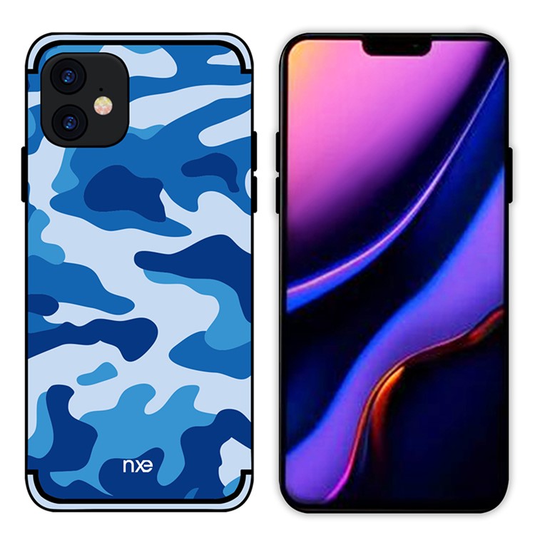 NXE Camouflage PC+TPU Casing for iPhone 11 6.1 inch (2019) - Blue-1