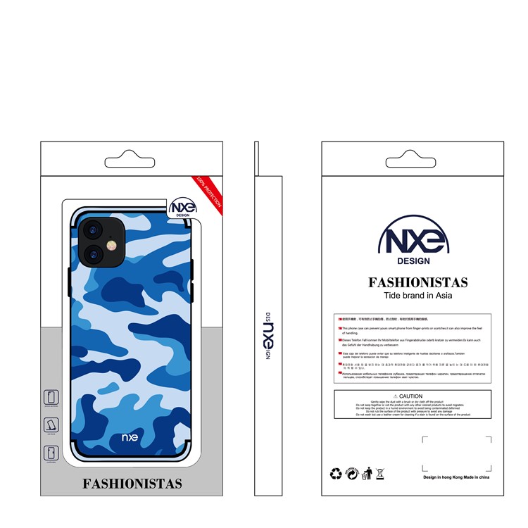 NXE Camouflage PC+TPU Casing for iPhone 11 6.1 inch (2019) - Blue-6