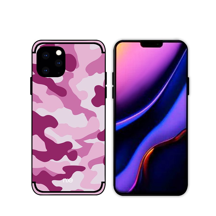 NXE Camouflage PC + TPU Combo Cell Casing for iPhone 11 Pro Max 6.5 inch (2019) - Pink-1