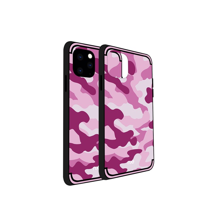 NXE Camouflage PC + TPU Combo Cell Casing for iPhone 11 Pro Max 6.5 inch (2019) - Pink-4