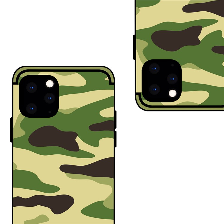 NXE Camouflage PC + TPU Combo Cell Casing for iPhone 11 Pro Max 6.5 inch (2019) - Light Green-3