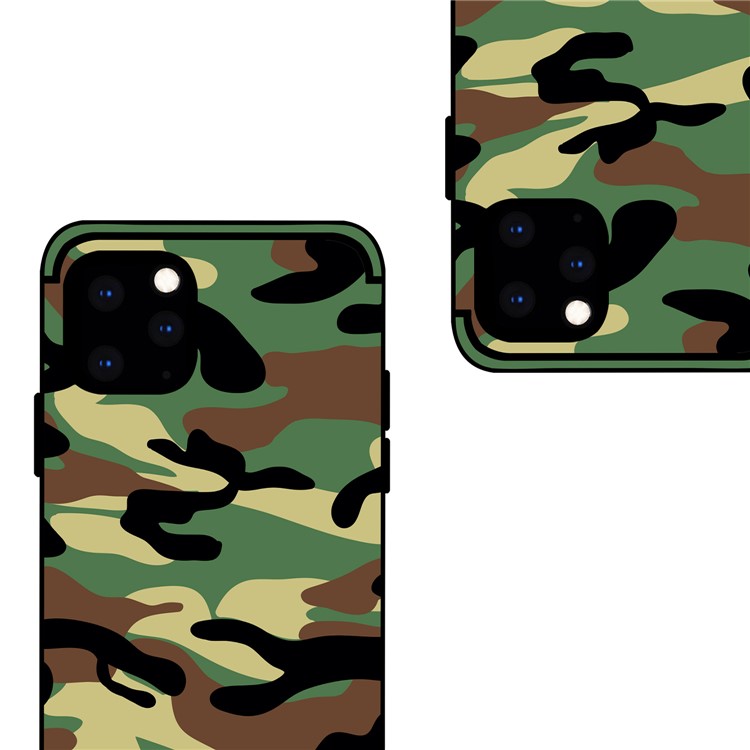 NXE Camouflage PC + TPU Combo Cell Casing for iPhone 11 Pro Max 6.5 inch (2019) - Dark Green-3