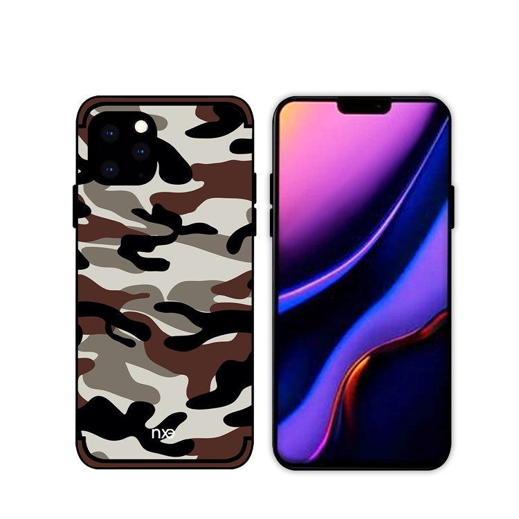 NXE Camouflage PC + TPU Combo Cell Casing for iPhone 11 Pro Max 6.5 inch (2019) - Coffee-1